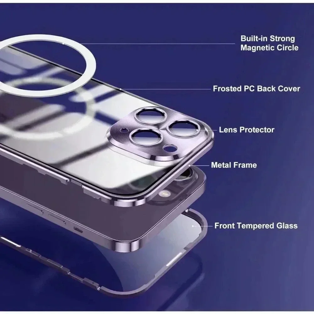 Case For iPhone 14 Pro Max 360 Degree Double-Sided Protection Magsafe Compatible